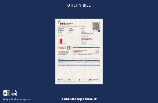 stile verificato Modello di bolletta energetica SSE Slovacchia